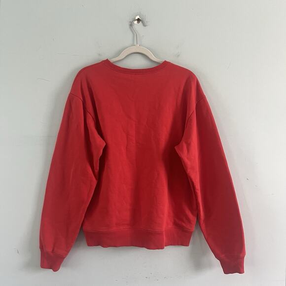 Bodega Hidden In Plain Sight Outline Logo Red Crewneck Sweatshirt - Picture 2 of 5